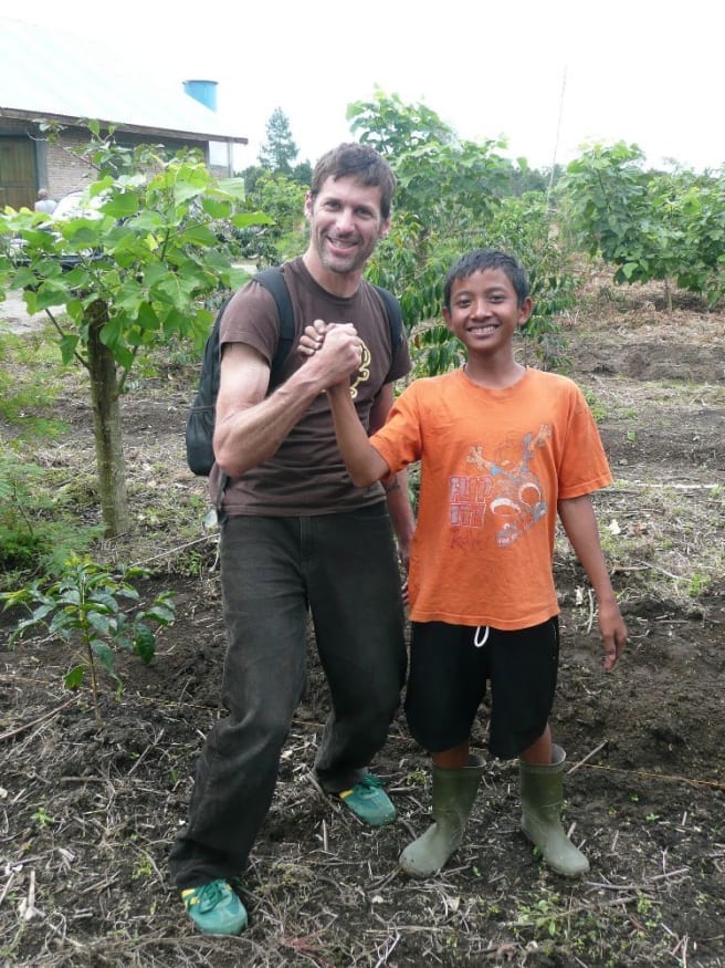 Thompson in the area of Lintong Sumatra