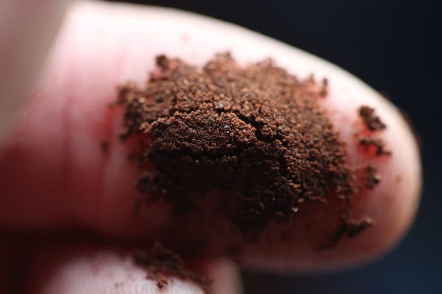 Espresso grind pinch test - good results