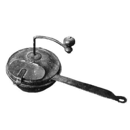 antique coffee roaster -pan type