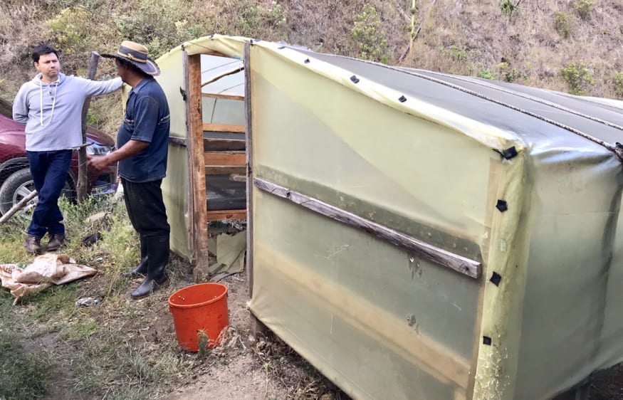 Abraham's honey processing Aponte Tolima