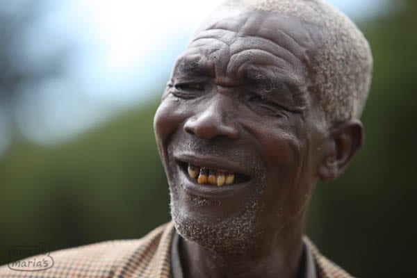 Kenya - Samuel Kabuye who insisted we visit his shamba (coffee f