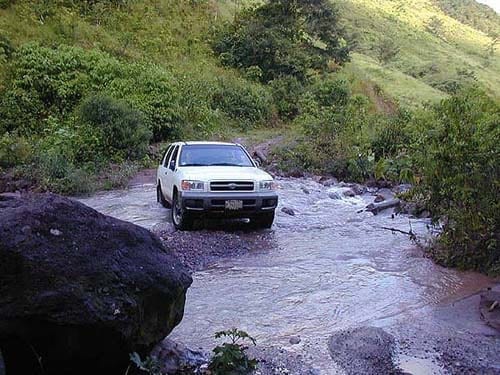 Fording in a Nssan