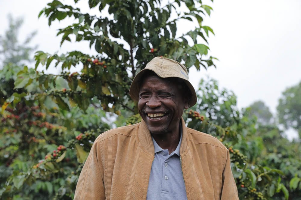 Joseph Karaba on his Farm