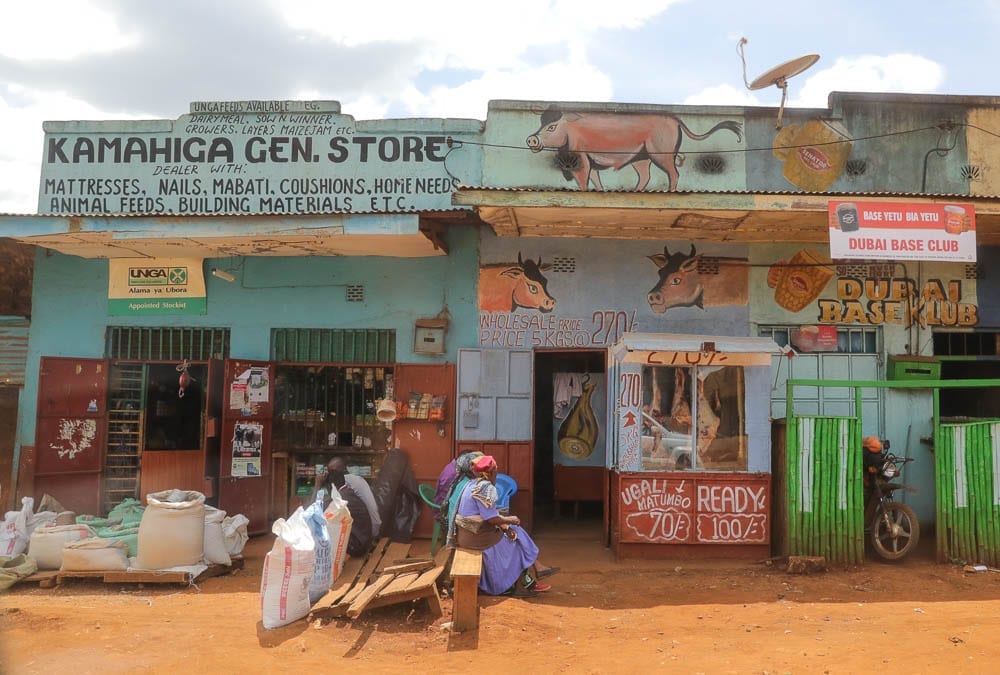 Storefront Signs, Rural Kenya