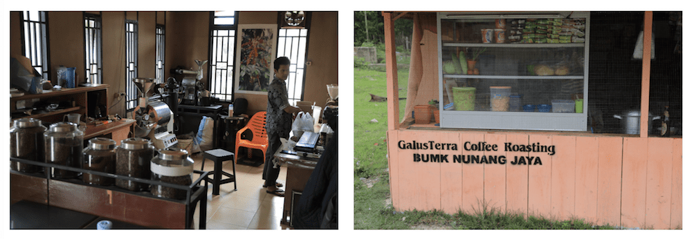 Garabi Roastery, and Rahman future shop in Gayo Lues, Sumatra