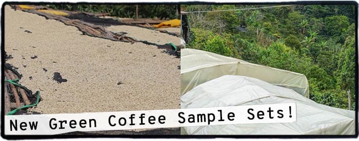 Green Coffee Sample Sets
