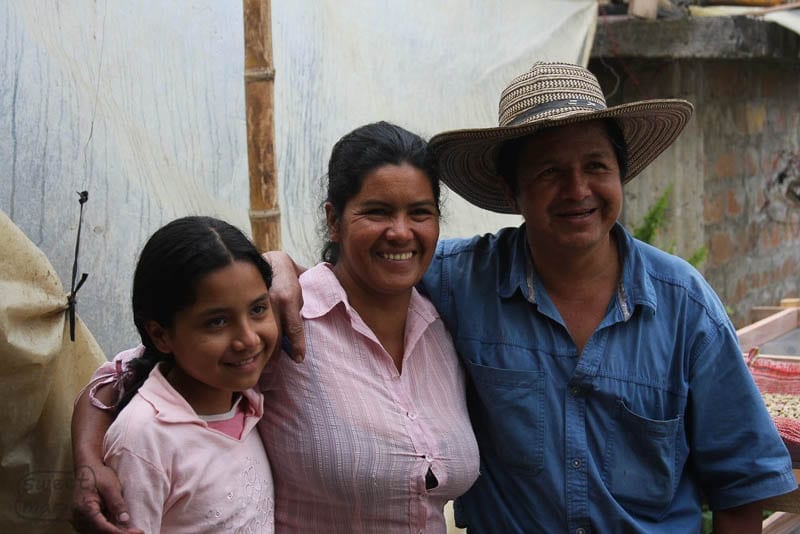 Marcos and family Huila Colombia Sweet Marias
