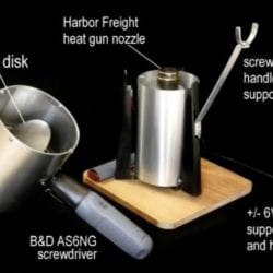 DIY Wobble Disk Home Coffee Roaster Larry Cotton