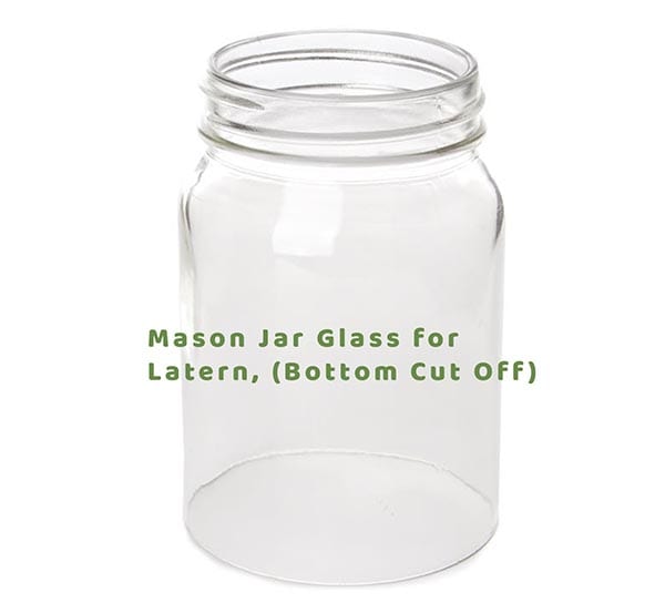Mason-Jar-Lantern-Glass-Bottomless- for coffee roast chamber extension