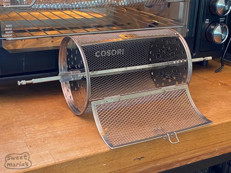Roasting Coffee in a Rotisserie Drum in a Toaster Oven Air Fryer