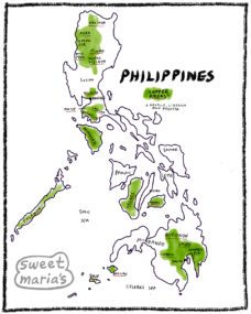 Philippines Coffee Map Sweet Marias