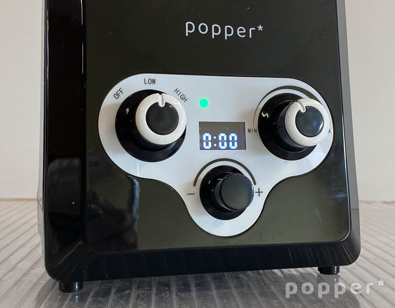 Popper Coffee Roaster Control Knobs Off