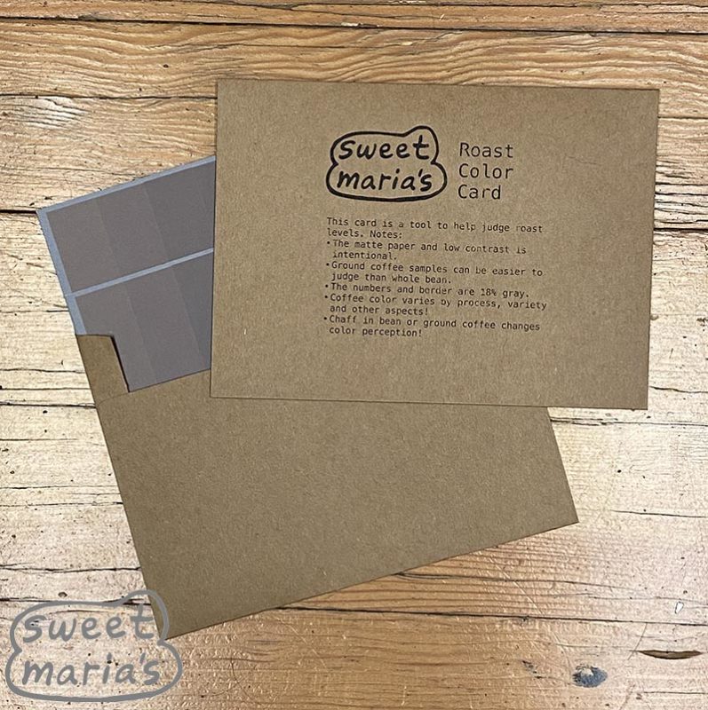 Sweet Maria's Roasted Coffee Color Card - Sweet Maria's Coffee Library