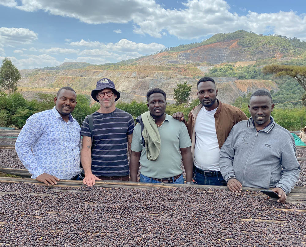 This is a lot of guys and me, but besides Fedesa next to me, I really don't know them. They were in the local gold business and then bought coffee stations. Sometimes you really know when people are "coffee people" and when they are "gold people".