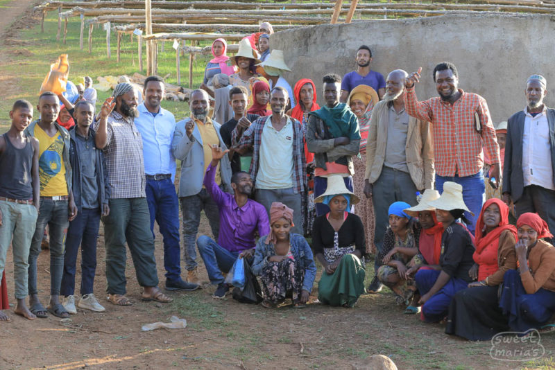 This is everyone who was anywhere nearby when I visited Kenisa. I like the photo and the people were really nice, as usual.
