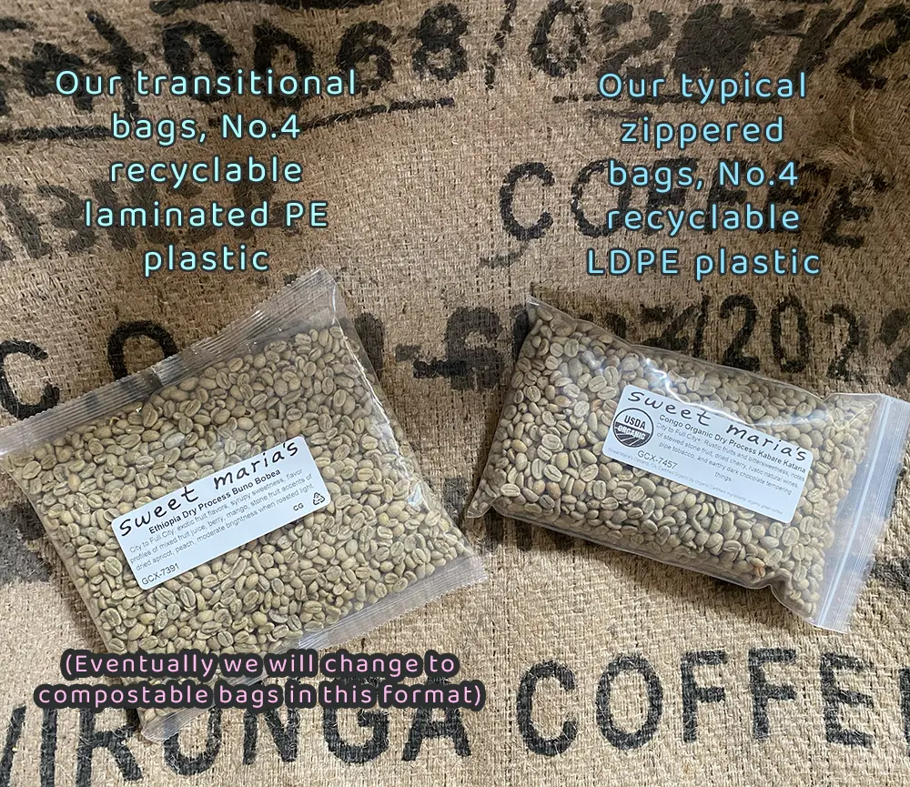 COMPOSTABLE ZIPPER BAGS