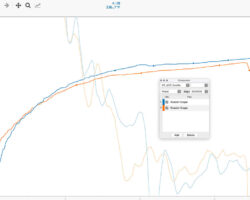 In the Analyse menu you can pull up previous roasts in the Comparator to overlay them. There are many other features not covered here...