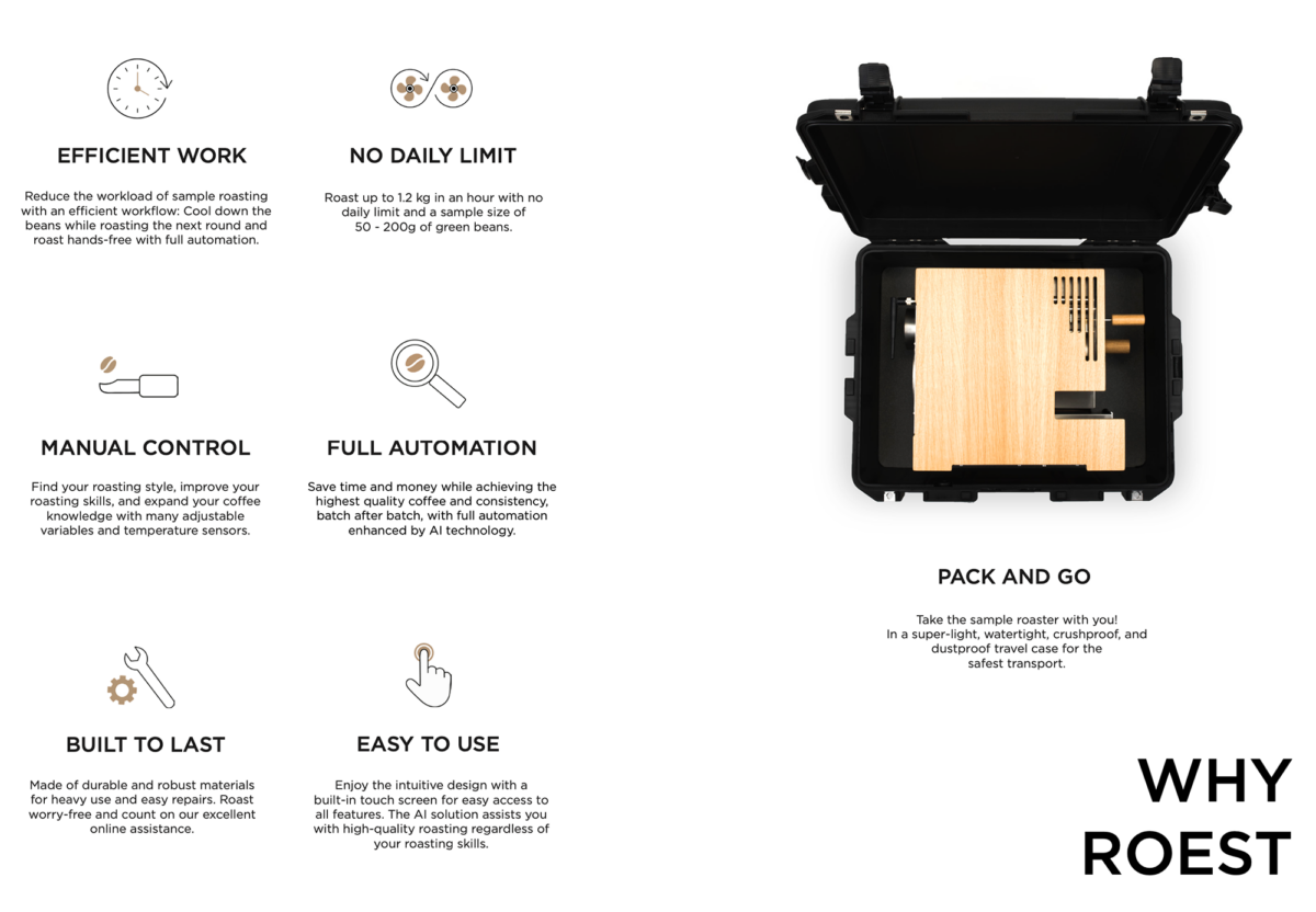 ROEST General feature highlights