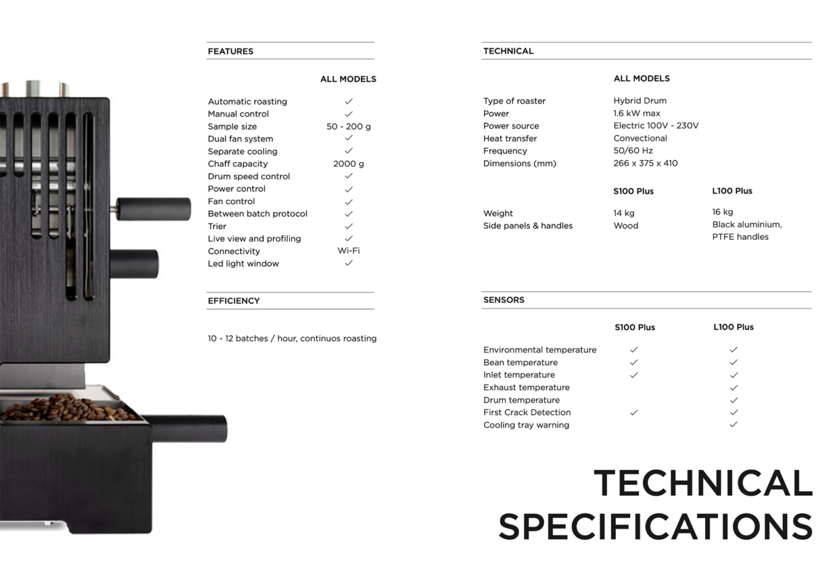 ROEST General Technical Specs