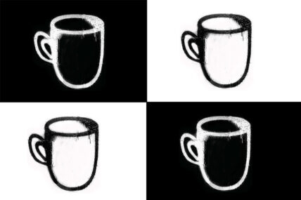 coffee cup graffiti Sweet Maria's