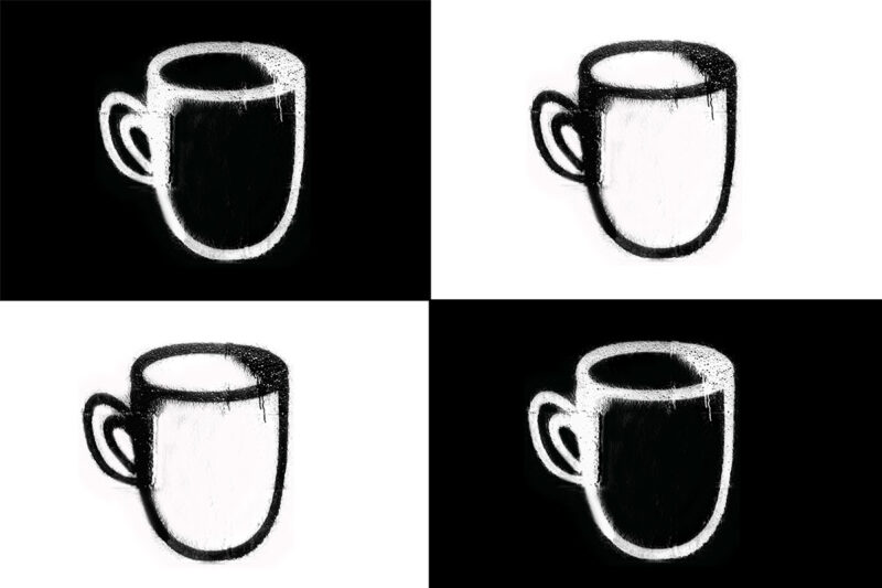 coffee cup graffiti Sweet Maria's