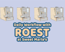 ROEST coffee roaster video Daily workflow