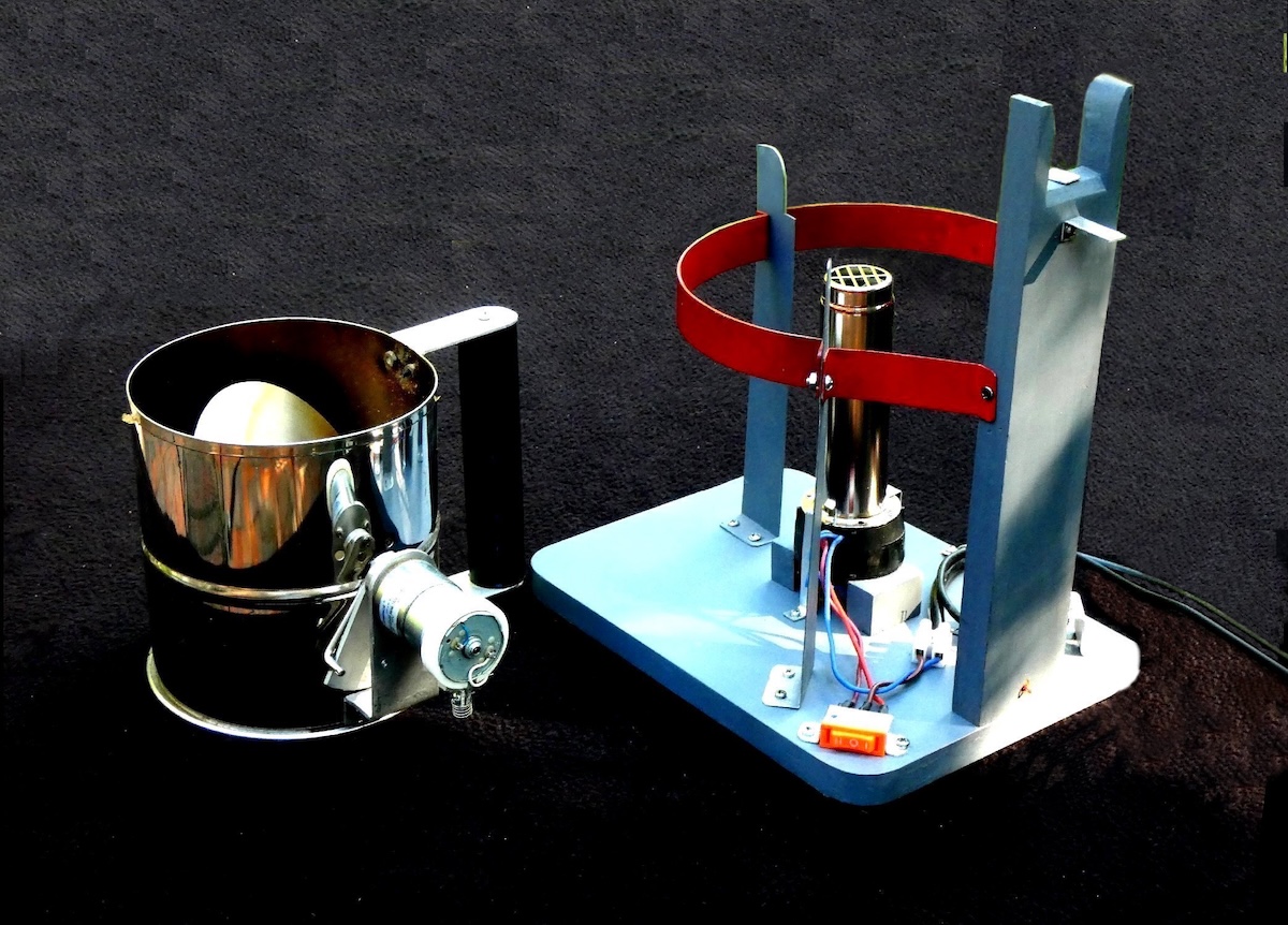 Larry Cotton's DIY Wobble Disk Home Coffee Roaster (September 2025