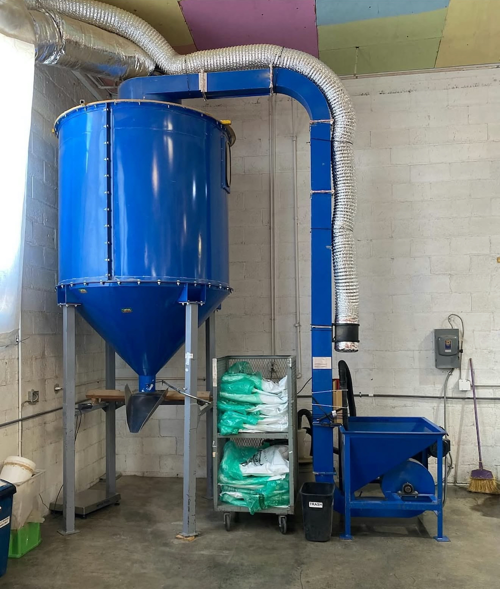 Sweet Maria's big blue blend silo