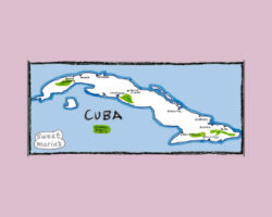 Cuba Coffee Map Sweet Marias